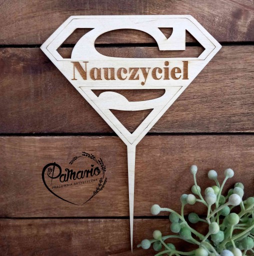 Super TEACHER dekoračný topper na nalepenie
