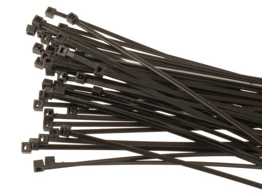 Upínacia páska 15cm x 25mm čierna STOLY 100 ks
