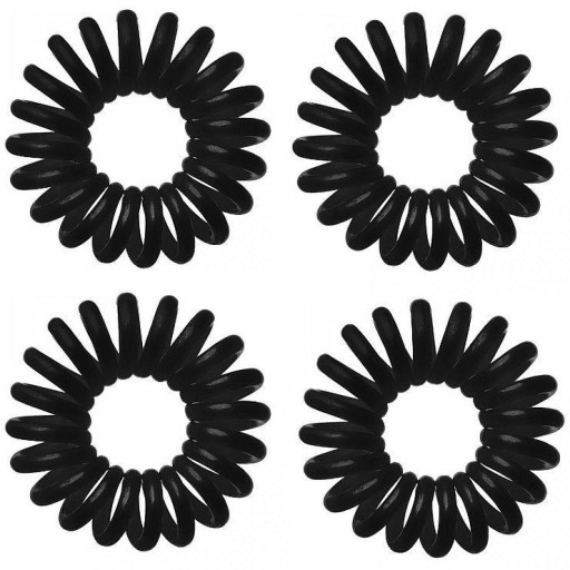 INVISI BOBBLE HAIR BOBBLE BLACK - 4 KUSY