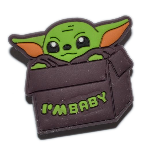 Kreslené filmy - Crocs Pin - Baby Yoda - 3210