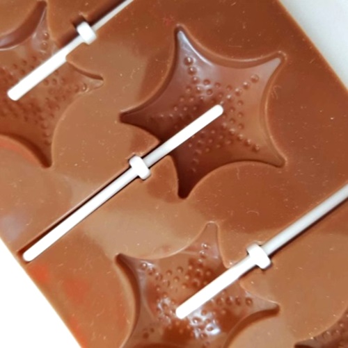 SILIKÓNOVÁ FORMA NA TORTY POPS LOLLIES, ČOKOLÁDOVÁ HVIEZDA NA PEČENIE