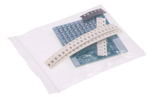 SMD spájkovací vzdelávací systém, 63 prvkov, DIY testovacia doska