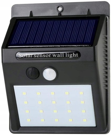 20LED SOLÁRNE LAMPY S POHYBOVÝM A SNÍMAČOM SÚMRAK