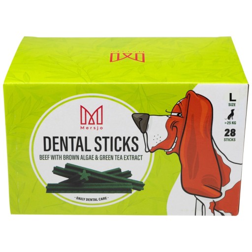 DENTÁLNY POKLAD PRE PSOV DENTÁLNA SNACK - HOVÄDZIE L 28 ks