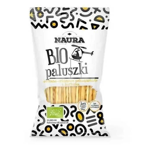 NAURA BIO Celozrnné ovsené a špaldové tyčinky s kurkumou, 45g