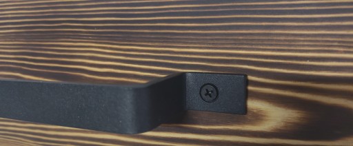 Úchytka priemyselného kuchynského nábytku BLACK MAT loft