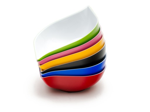 DIP BOWL ŠALÁTOVÁ MISKA NA SLADKOSTI, červená