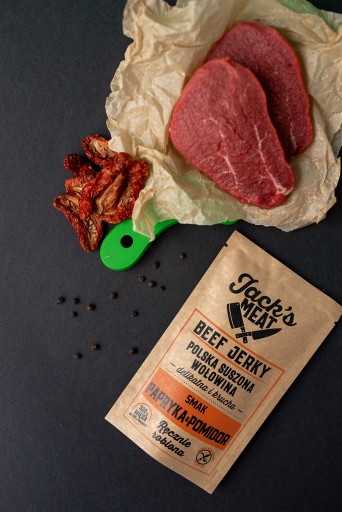 POLSKÉ SUŠENÉ HOVÄDZIE MÄSO, PAPRIKA-PARAJKY 30G