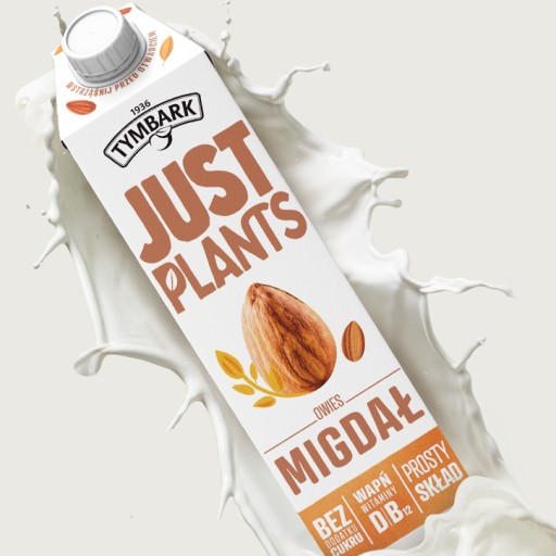 Rastlinný nápoj Almond Tymbark Just Plants 1l