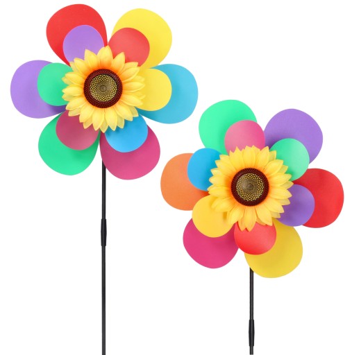 Záhradný veterný mlyn SUNFLOWER 4555