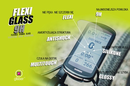 Hybridné sklo Glaser FlexiGlass 9H pre Garmin Forerunner 945 / nerozbije sa