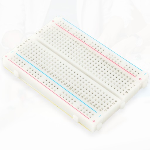Breadboard 400 palíc pre Arduino | biely prototypový kontaktný pásik