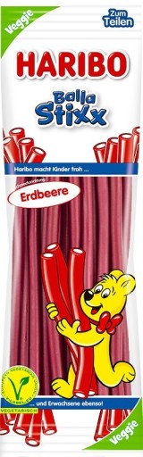 Haribo Balla Stixx Erdbeere Jahodové želé 200 g