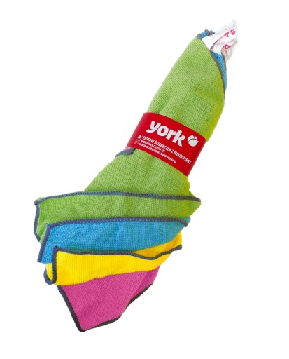 York - Utierky z mikrovlákna, sada 4 ks