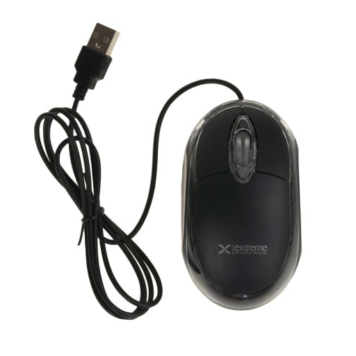 MYŠ KÁBLOVÁ OPTICKÁ USB MYŠ MALÁ POHODLNÁ pre notebook, čierna