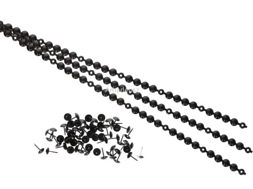 Ozdobné nechty v páske BLACK ANTIQUE 160