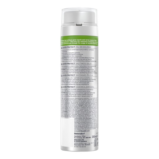 NIVEA MEN Gél na holenie Silver Protect 200 ml