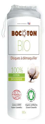 BIO kozmetické tampóny, FAIRTRADE, 80 ks, Bocoton