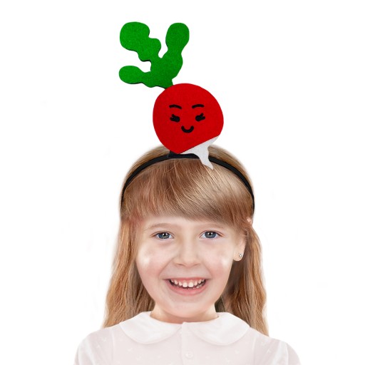 ČELENKA REĎKOVKY, KOSTÝM ČERVENÁ REďKOVKA