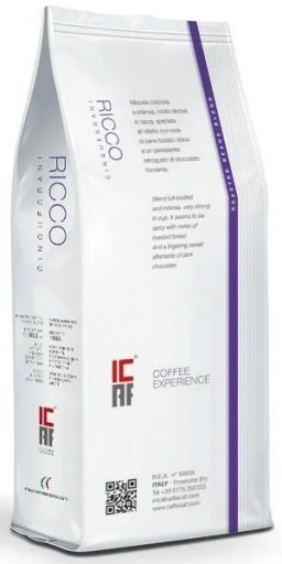 ICAF Ricco mletá káva 250g pre French Press Moka kávovar Chemex
