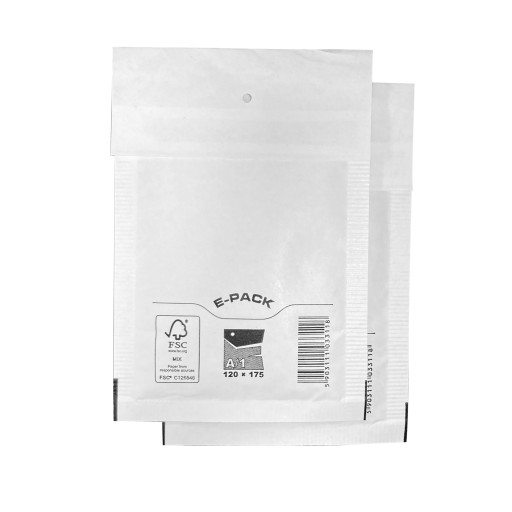 A11 bublinkové obálky 175x120 E-Pack WHITE malé SILNÉ x50