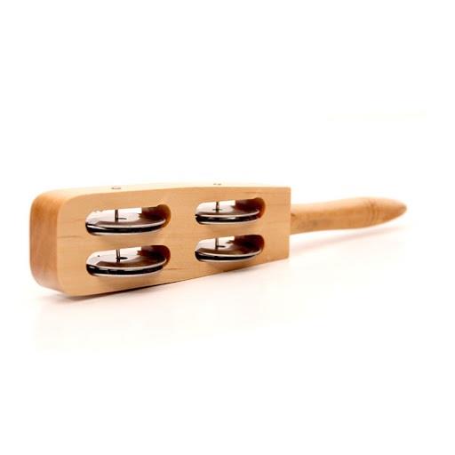 Drevené janičiare - Jingle Stick - 4 páry tanierov