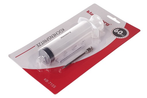 STRIEKAČKA 60ml NA NÁRAZENIE MARINOVANÉHO MÄSA KLAUSBERG KB