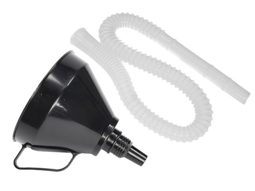 Lievik s flexibilnou hadicou 530 mm, misa 165 mm