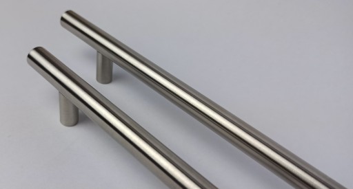 Nábytkové madlo zábradlie Silver INOX AZUREA madlo zásuvkovej skrinky 96mm
