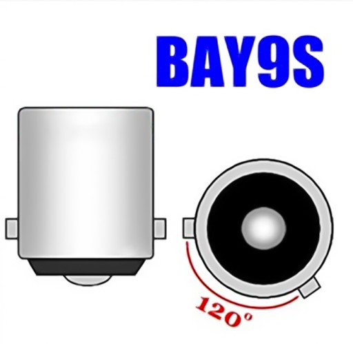 BAY9S H21W LED žiarovka 15 SMD 4014 Canbus jednovláknová studená biela