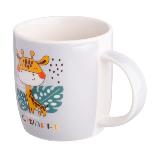Veselý porcelánový hrnček pre deti Žirafa 300ml