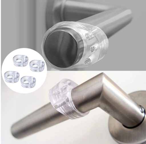 SILIKÓNOVÉ NÁRAZNÍKY DVERÍ NA KĽÚČKU, GUMOVÝ KRYT