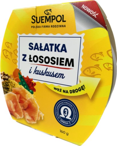 ŠALÁT S LOSOSOM A KUSESOM 160g SUEMPOL
