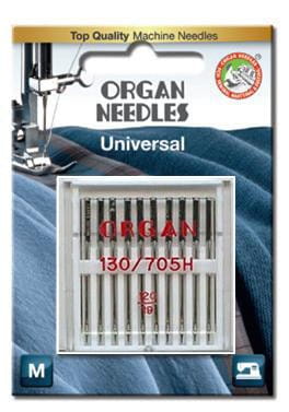 3157 ORGAN poloploché ihlice, univerzálne, veľkosť 120 x 10