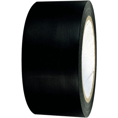 Čierna výstražná vyznačovacia páska 50mm 33m, samolepiaca Budfix