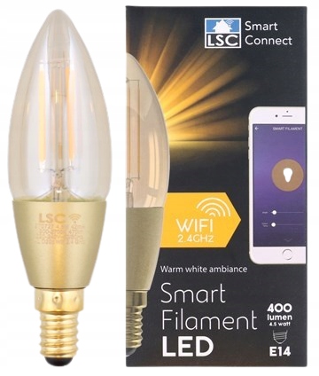 E14 470 lumenová LED žiarovka Smart Connect