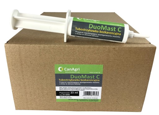 DuoMast C preventívny prípravok na mastitídu bez ochrannej lehoty DODÁVKA UŽ ZAJTRA!!!