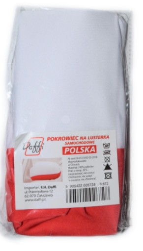 KRYT POĽSKO - znázornenie vlajok na zrkadlách