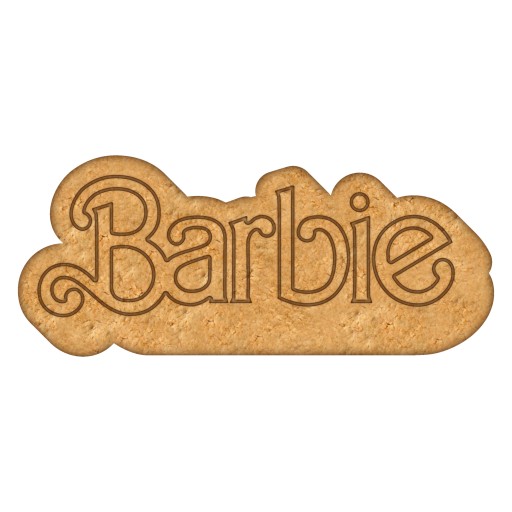 Vykrajovačka na perníčky Logo Nápis Film Bábika Barbie 12cm