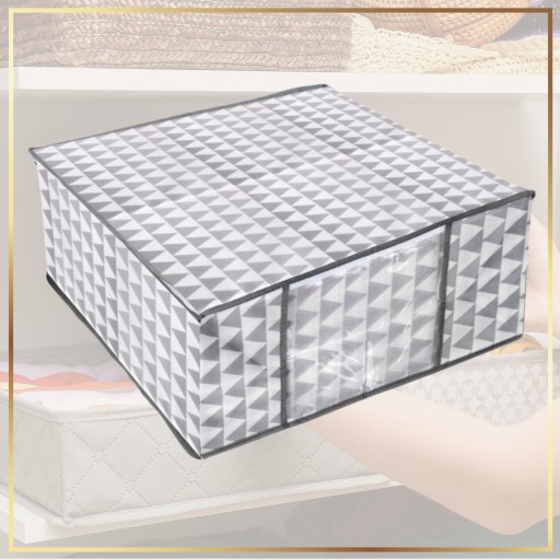 Obal na posteľnú bielizeň, oblečenie, kontajner 45x45x20, box na skriňu