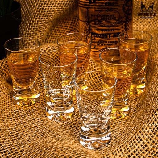 6x 25ML POHÁRE NA VODKU NA VODKU
