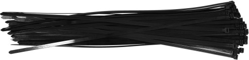 PLASTOVÉ KLAPKY SILNÉ 430X7,6mm 50KS. BLACK YATO