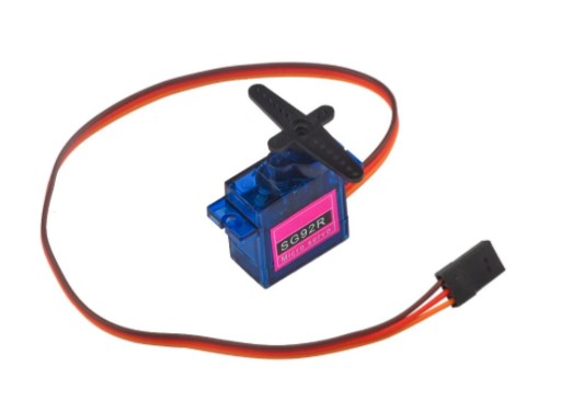 Servo Servo mechanizmus micro TowerPro SG92R 9g uhlík 2,5kg/cm PWM 90 stupňov