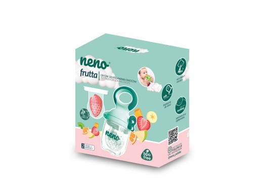 NENO FRUTTA TEETHER TAC NA PODÁVANIE OVOCNÝCH JEDÁL 3 VEĽKOSTI