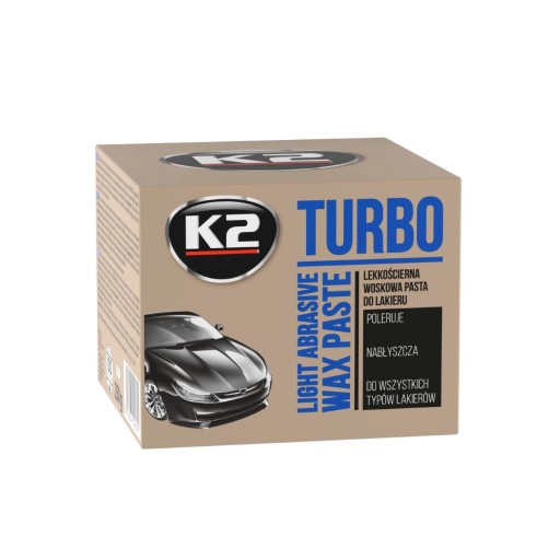 K2 TURBO TEMPO Leštiaca pasta na farbu 250g