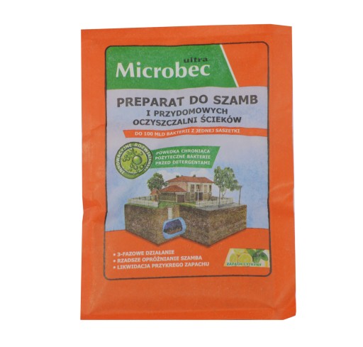 BROS Microbec prípravok do septikov 25g citrón