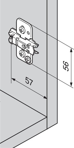 BLUM KLIP VODIČ PRE PÁNT 174H7100E