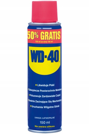 WD-40 ODSTRAŇOVAČ HRDZE WD 40 PENETRÁTOR WD40 GREASE 150 ml