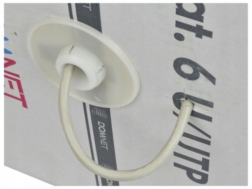 Twisted pair U/UTP cat.6 kábel, RJ45 medený sieťový vodič