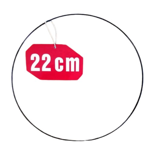 Prsteň lapač snov ČIERNA 22 cm
